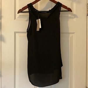J. Crew black tank top blouse